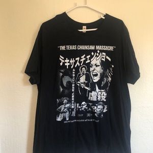 texas chainsaw massacre kanji shirt